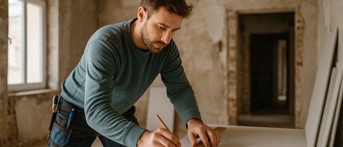 Rénovation intérieure complète par ETS Sébastien Viarrieu dans la Manche