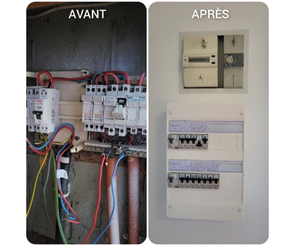Tableau électrique rénové et conforme aux normes à Gavray dans la Manche